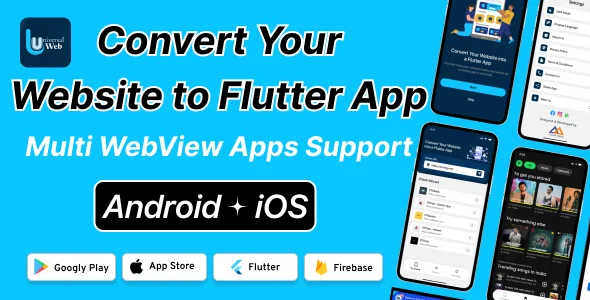 Flutter UniversalWeb Multi-Purpose Android / iOS Application