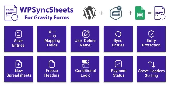 WPSyncSheets Gravity Forms Google Spreadsheet Addon