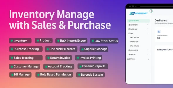 Inventory OS - Inventory & Shop Manage