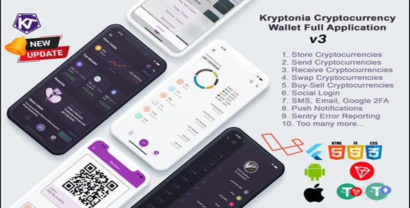 Kryptonia - Cryptocurrency Wallet App