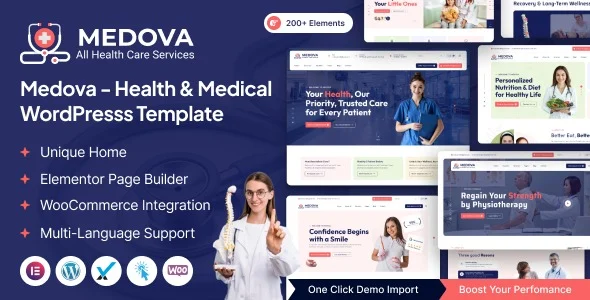 Medova - Health & Medical WordPress Theme