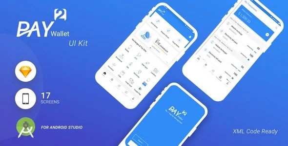 Pay2Wallet - Android Studio UI Kit