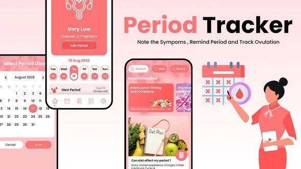 Period Tracker - Clue Period - My Calendar - Ovulation Tracker - Fertilo Period - Health Tracker