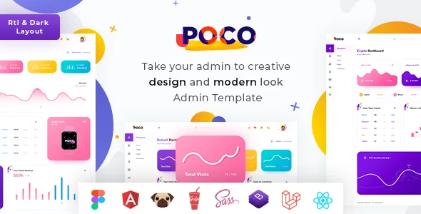 Poco - Bootstrap 5 HTML, React, Angular 21 Figma & Laravel 10 Admin Dashboard Template