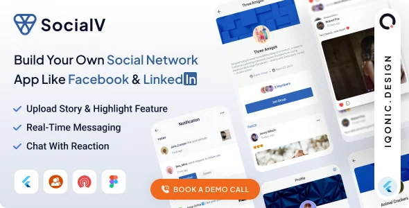 SocialV - Social Network Flutter App with BuddyPress (WordPress) Backend