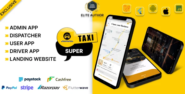Tagxi Super- Taxi + Goods Delivery Complete Solution