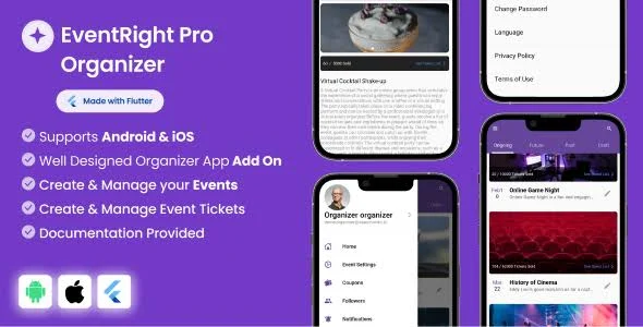 User App for EventRight Pro Event Ticket Booking System