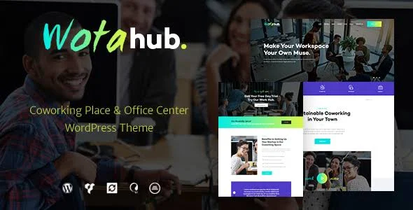 WotaHub - Coworking Space WordPress Theme