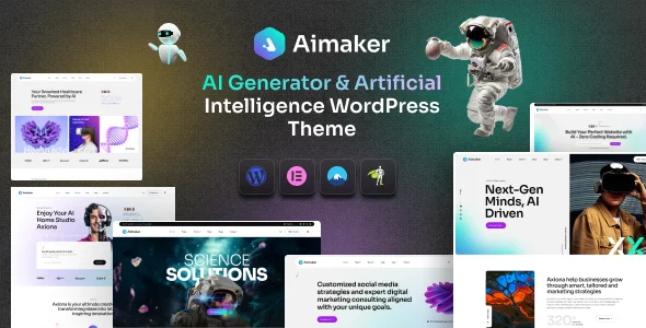 Aimaker - AI Agency & Technology WordPress Theme