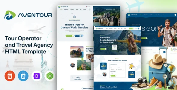 Aventour - Tour Operator & Travel Agency HTML Template