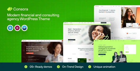 Consora - Business Finance & Consulting HTML Template