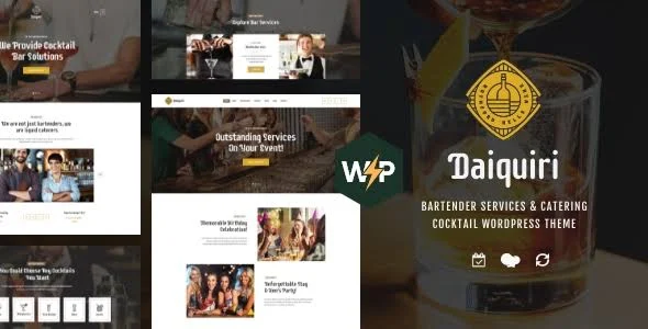 Daiquiri - Bartender Services & Catering Cocktail WordPress Theme