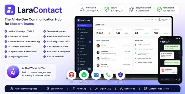 LaraContact - Contact Management & WhatsApp AI-assisted CRM