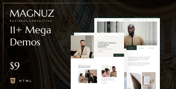 Magnuz - Business HTML Theme