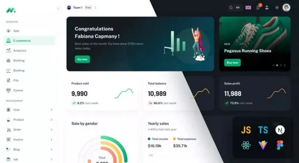 Minimal - Client & Admin Dashboard