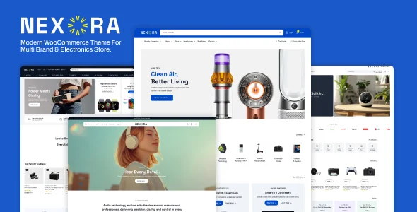 Nexora Shop - Multibrand Electronics Store WooCommerce Theme