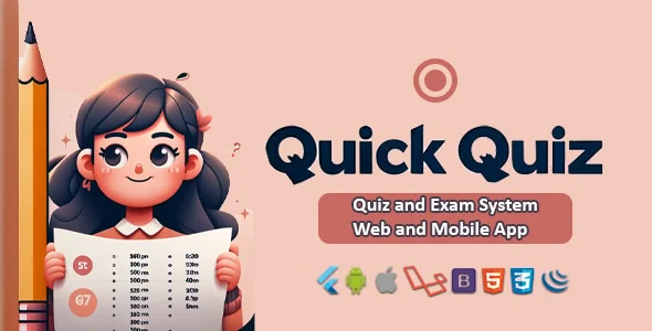 Quick Quiz - Quiz and Exam System Web and Mobile App