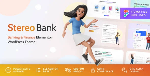 Stereo Bank - Business and Finance WordPress Theme