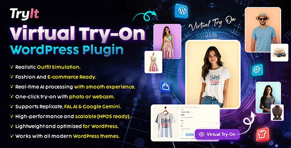 TRYIT - Virtual Try-On WooCommerce WordPress Plugin