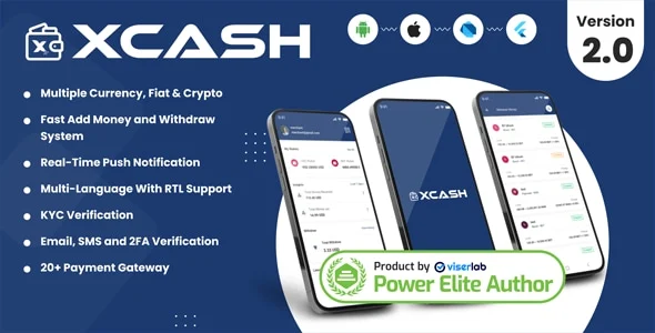 XCash - Cross Platform Mobile Wallet Application - User App
