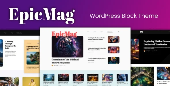 EpicMag  - News Magazine WordPress Theme