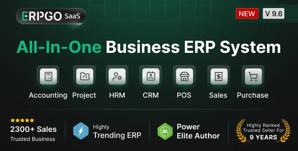 ERPGo SaaS - All-In-One Business ERP System