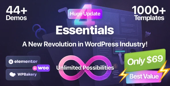 Essentials - Multipurpose WordPress Theme