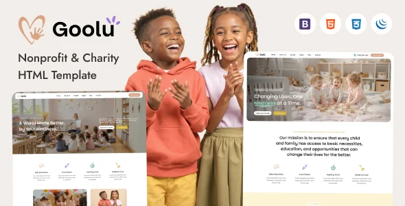 Goolu - Charity & Donation HTML5 Template