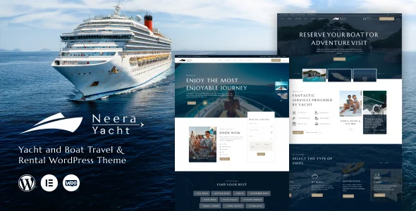 Neera - Yacht, Boat Travel & Rental WordPress Theme