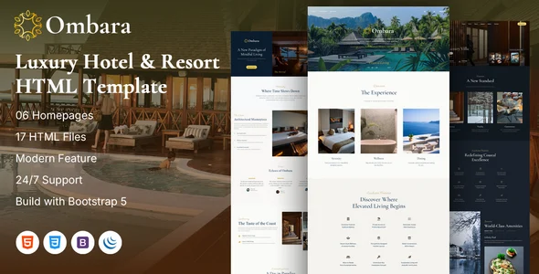 Ombara - Luxury Hotel & Resort HTML Template