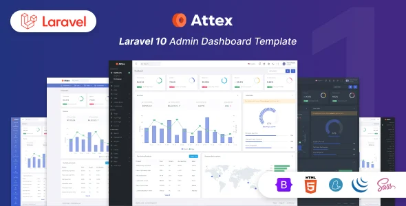 Attex - Laravel 10 Admin & Dashboard Template