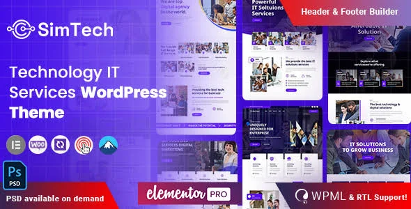 Simtech - Technology IT WordPress Theme